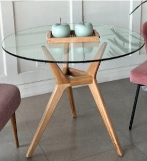 Round  Table (Glass Top)