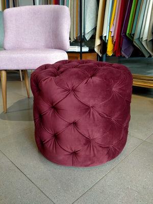 Tufted Round Ottoman