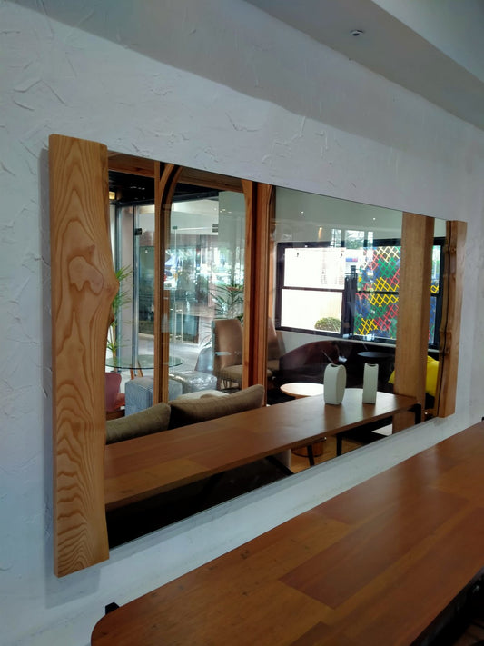 Live Edge Ash Mirror
