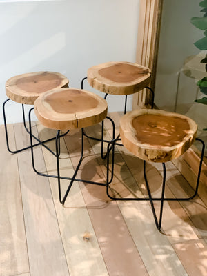 Wood Accent Stool