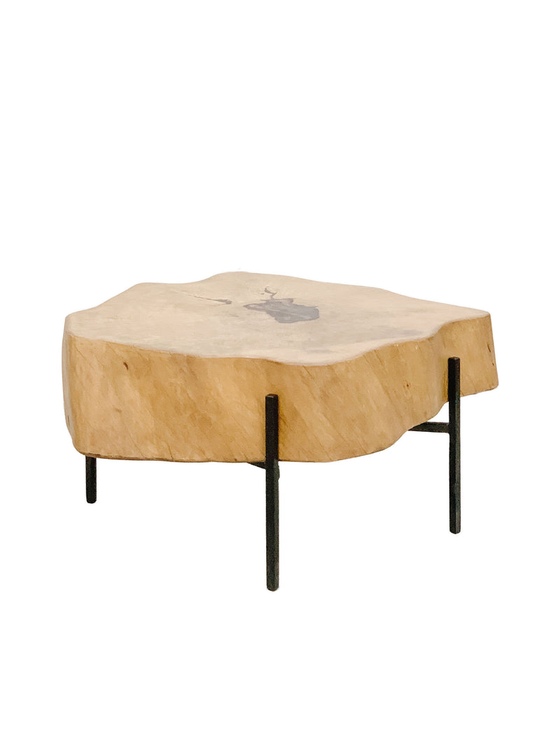 live edge heartwood coffee table