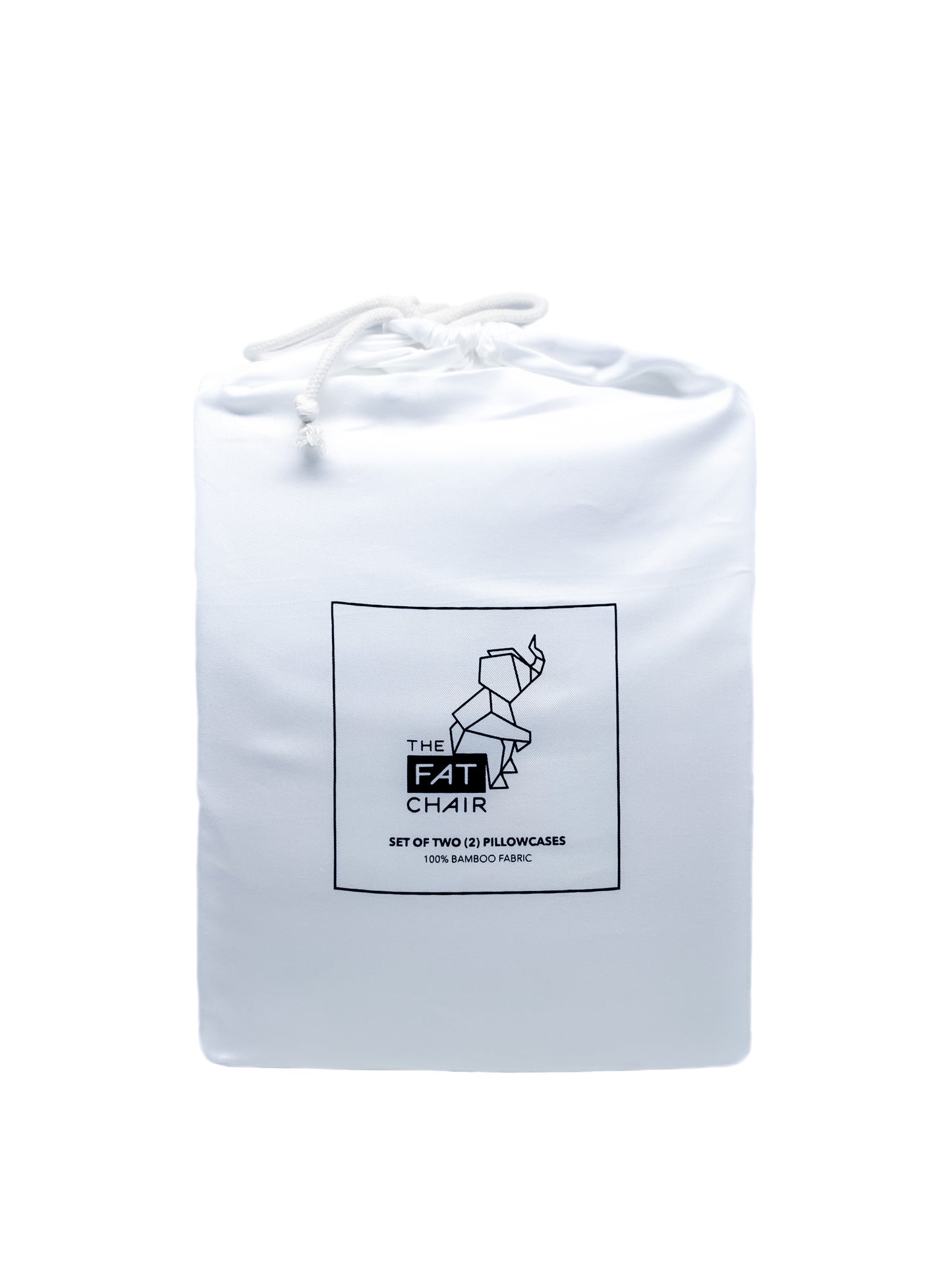 Bamboo Pillowcases, Set of 2 in Crisp White