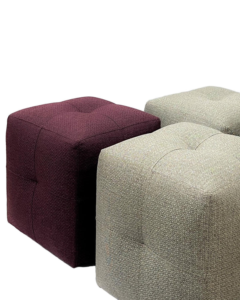 Tufted Cube Ottoman
