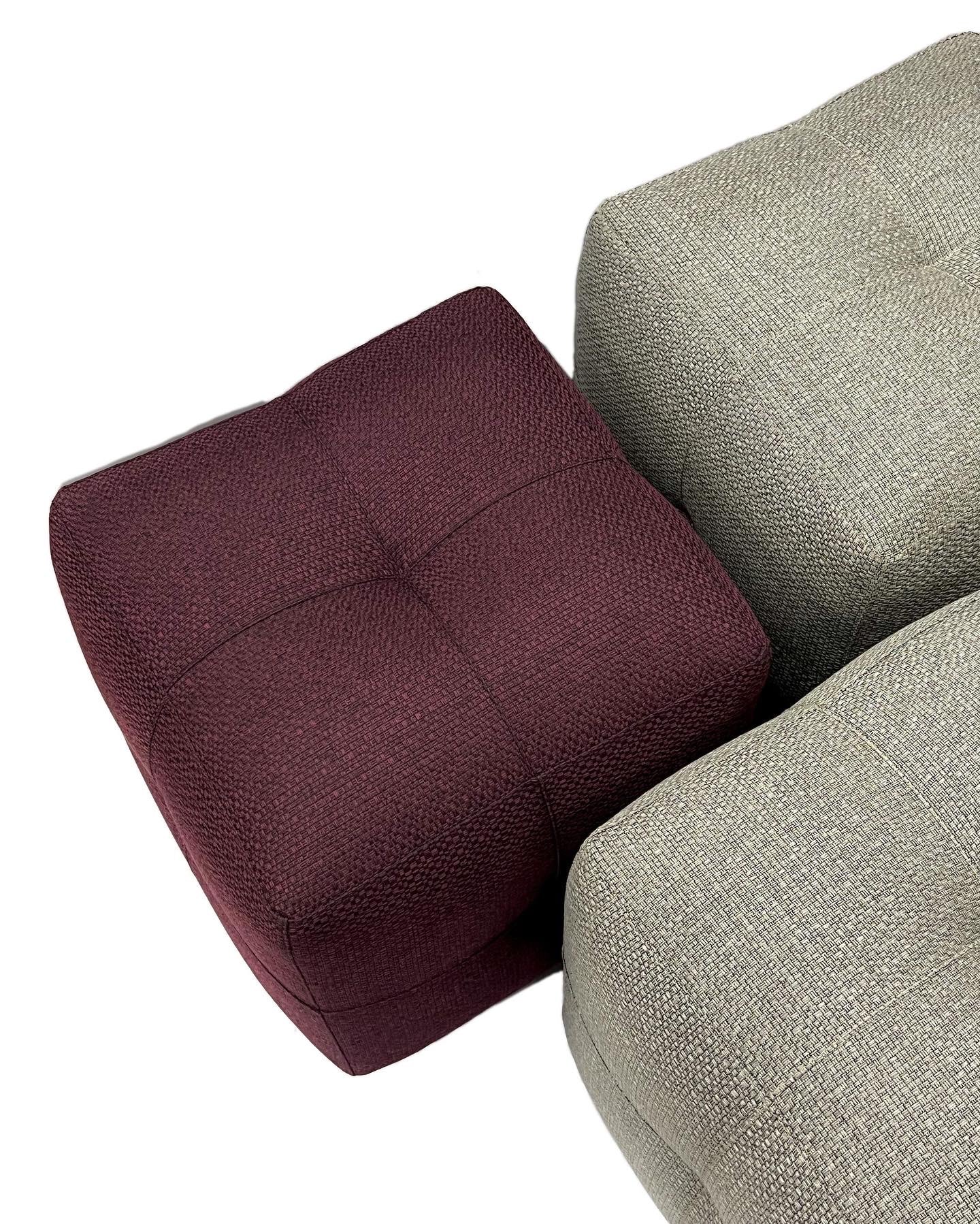 Tufted Cube Ottoman